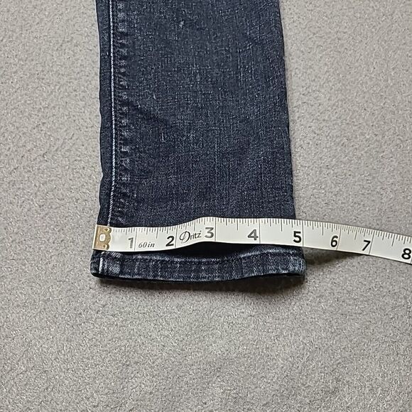 Lucky Brand Womens Jeans 2/26 Lolita Skinny Blue Stretch Faded Front - Picture 5 of 13